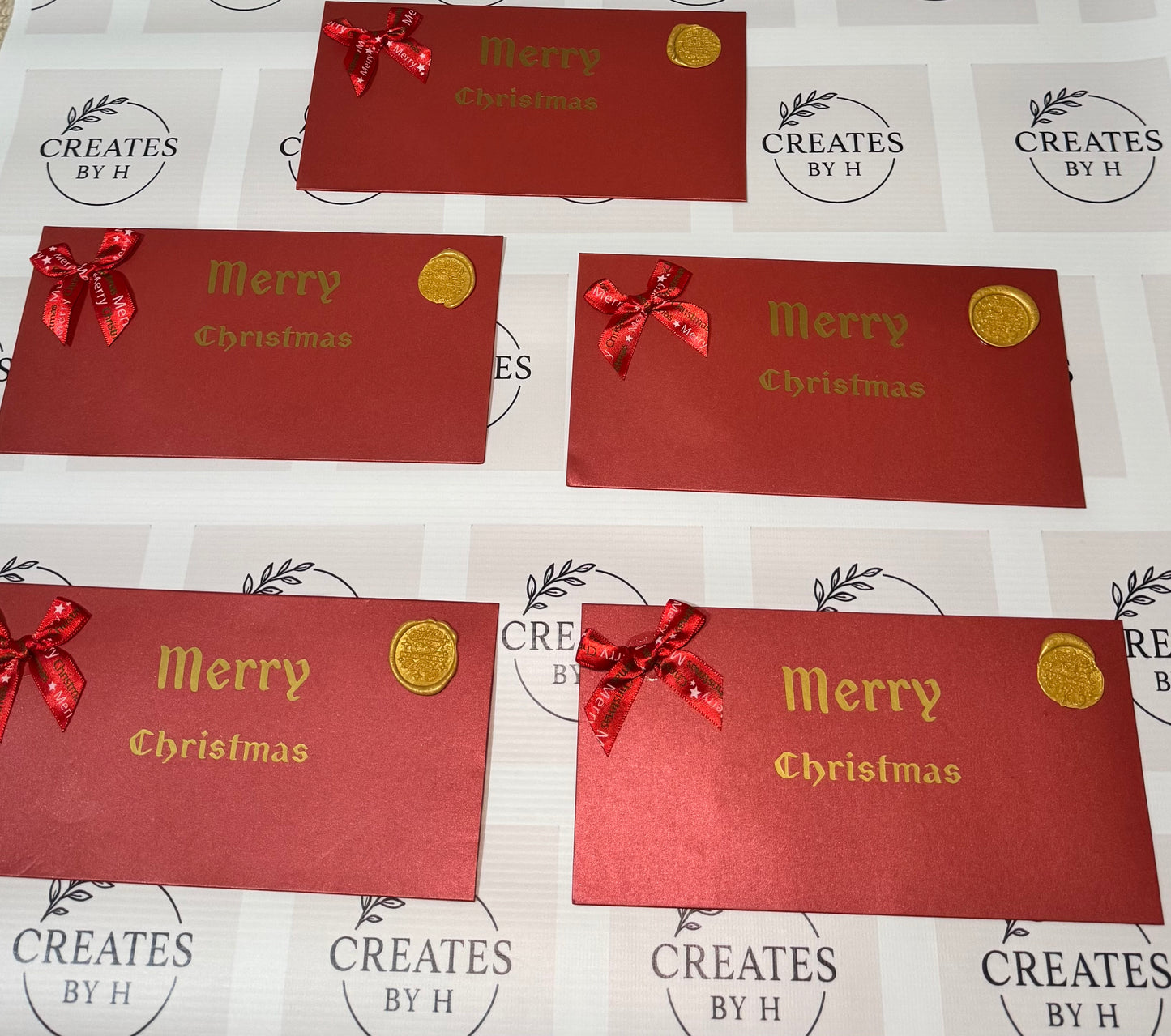 Christmas gift envelope