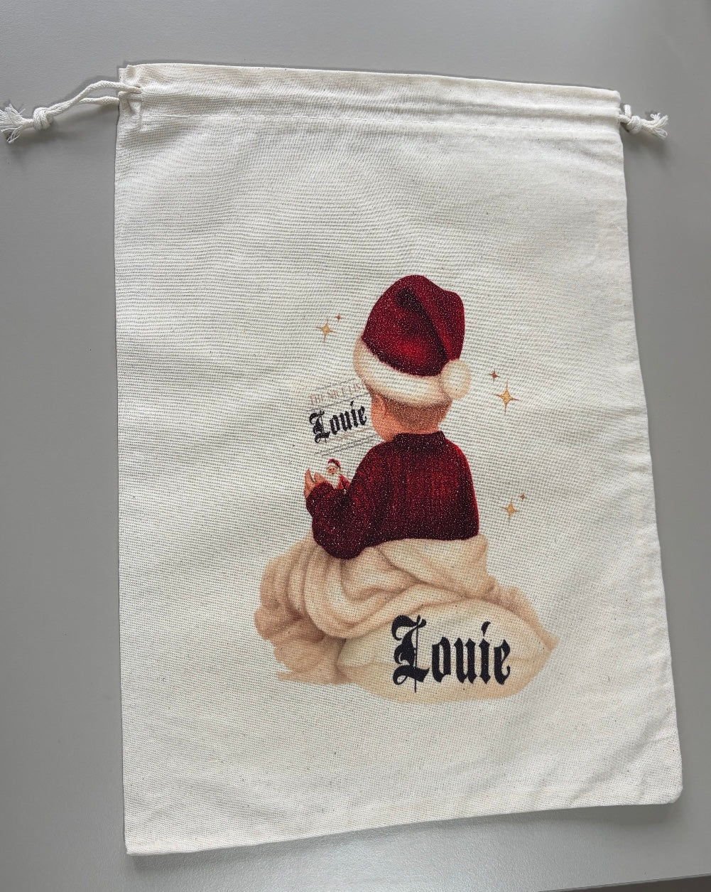 Personalized “Nice List” Gift bag