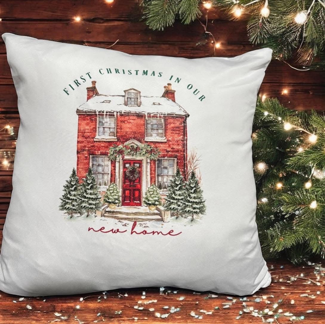 Personalized New Home Cushion