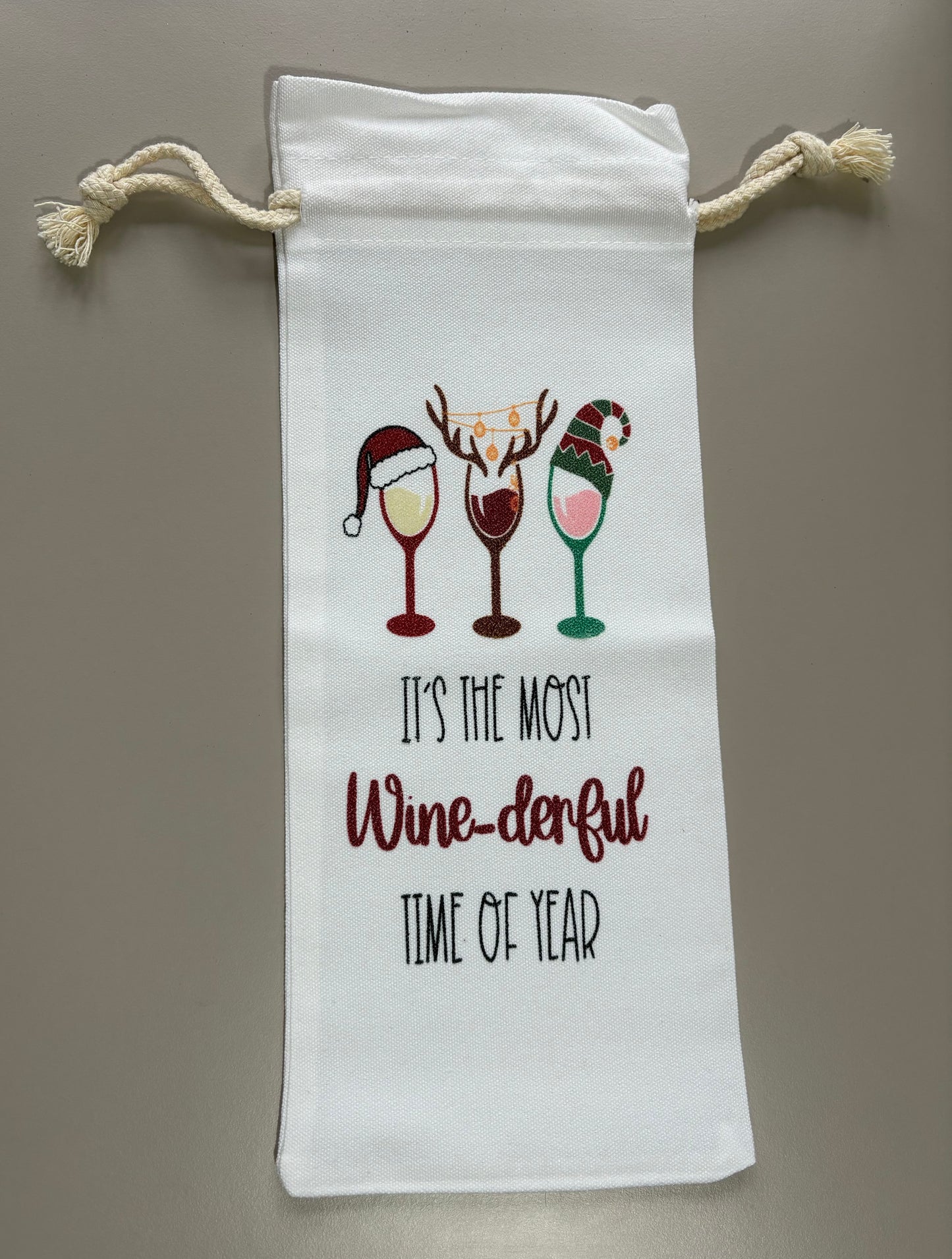Festive Wine Bags