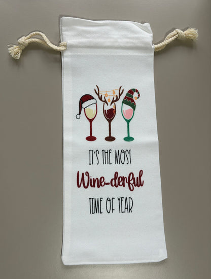 Festive Wine Bags