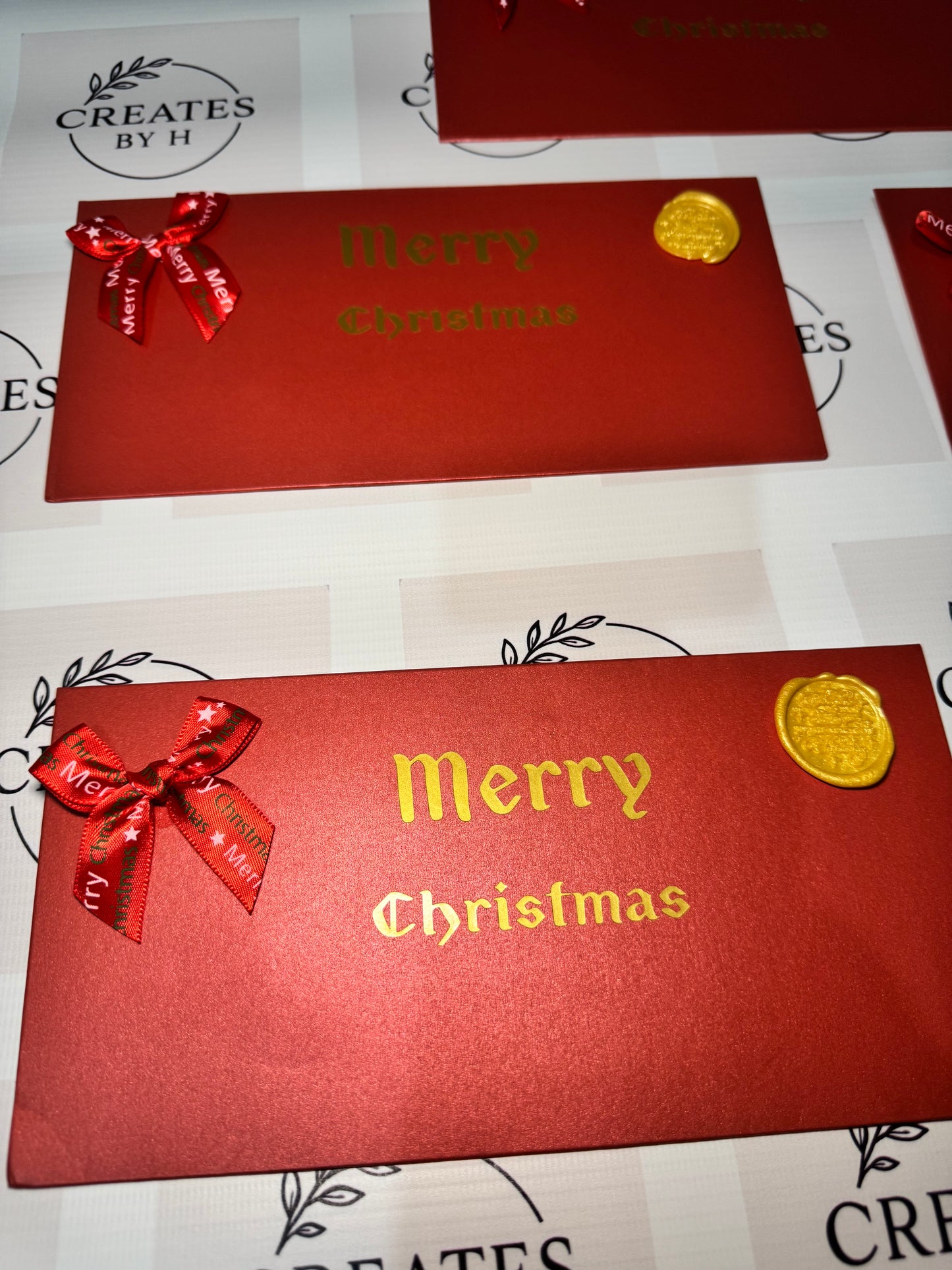 Christmas gift envelope