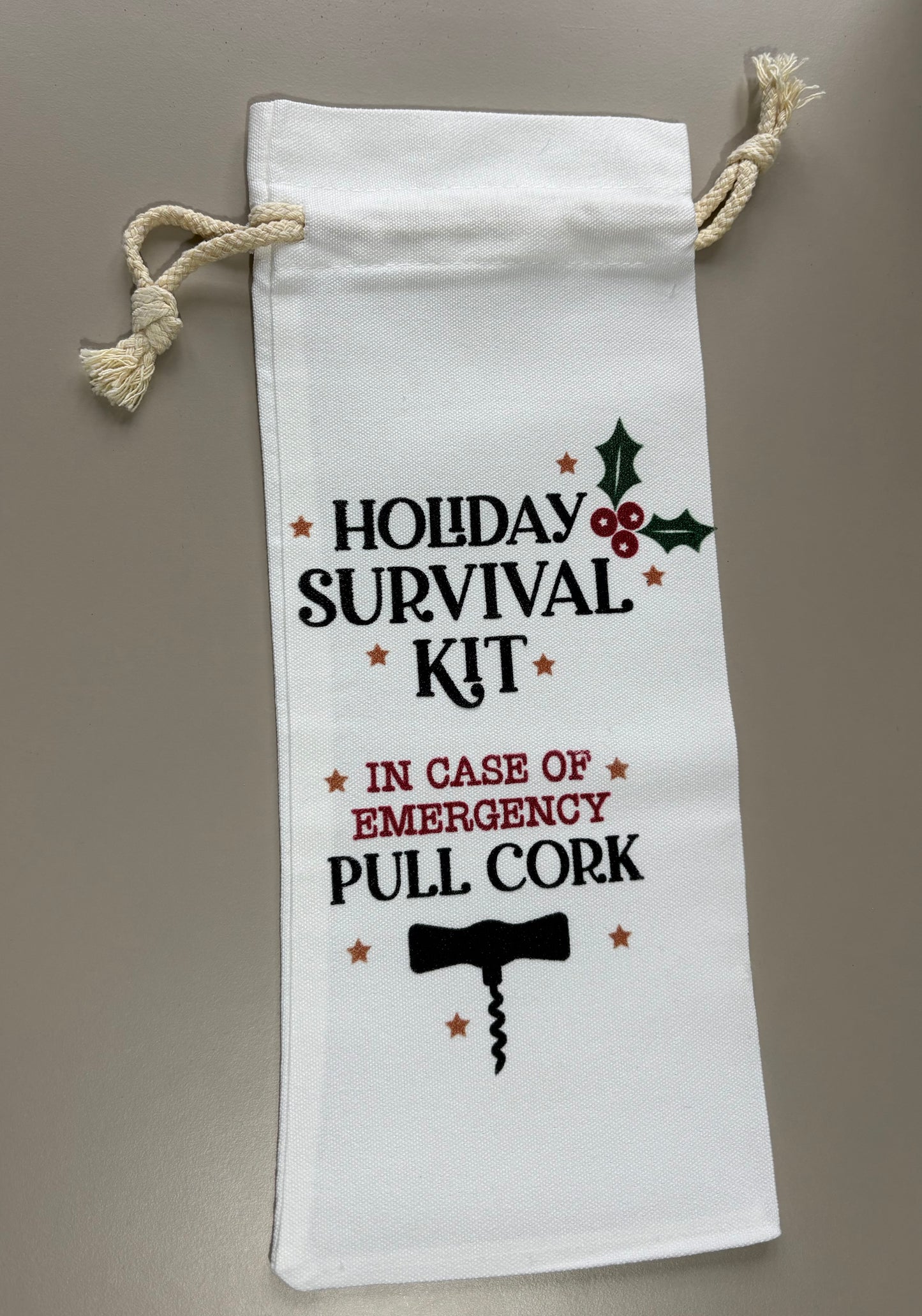 Festive Wine Bags