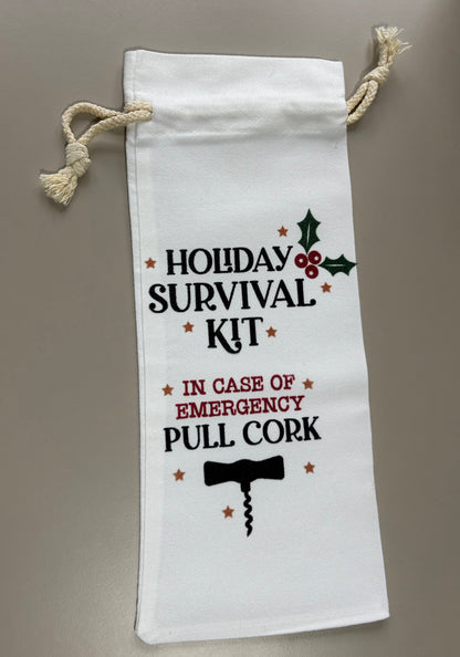Festive Wine Bags