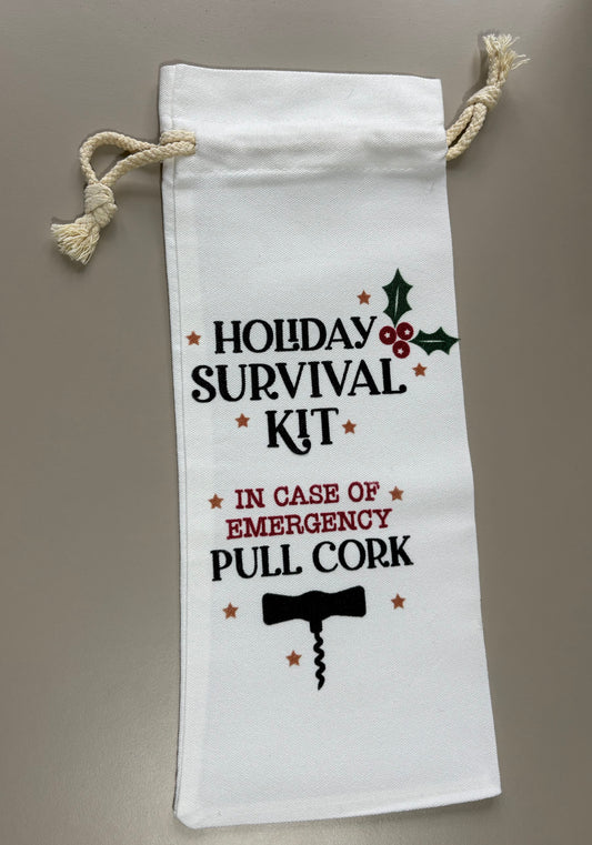 Festive Wine Bags