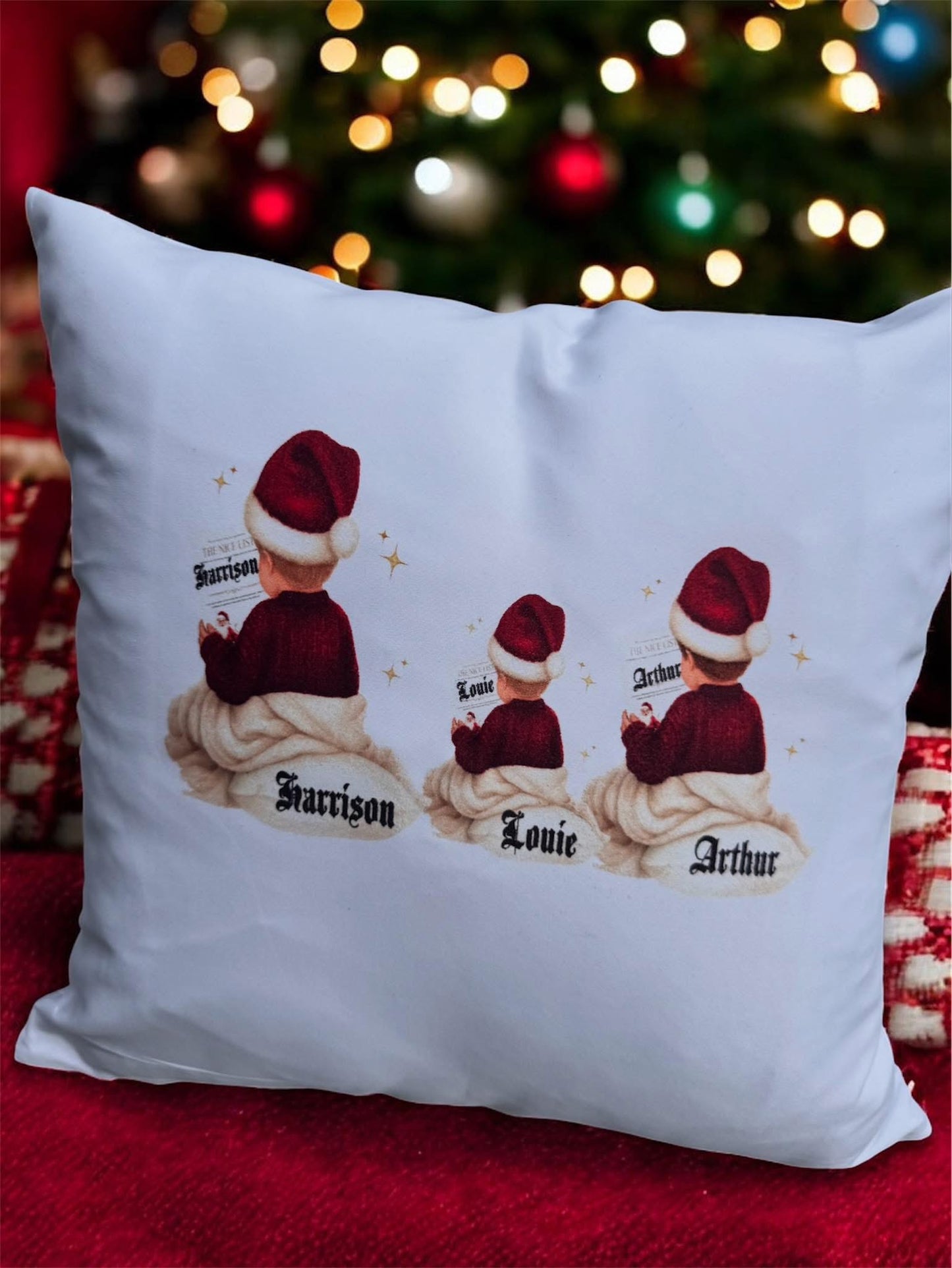 Personalized Nice List Cushion